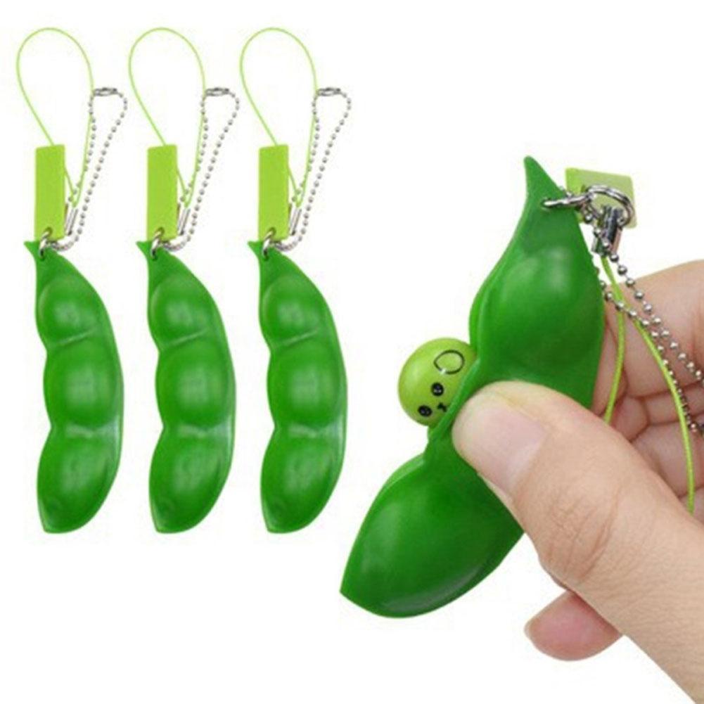 Đồ chơi bóp dẻo giảm căng thẳng hình đậu Hà Lan độc đáo G2T1