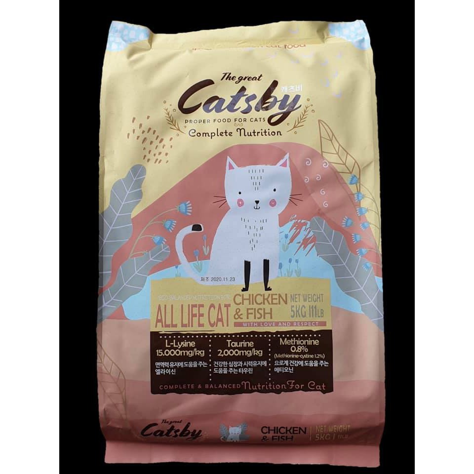 Thức ăn mèo catsby bao 5kg