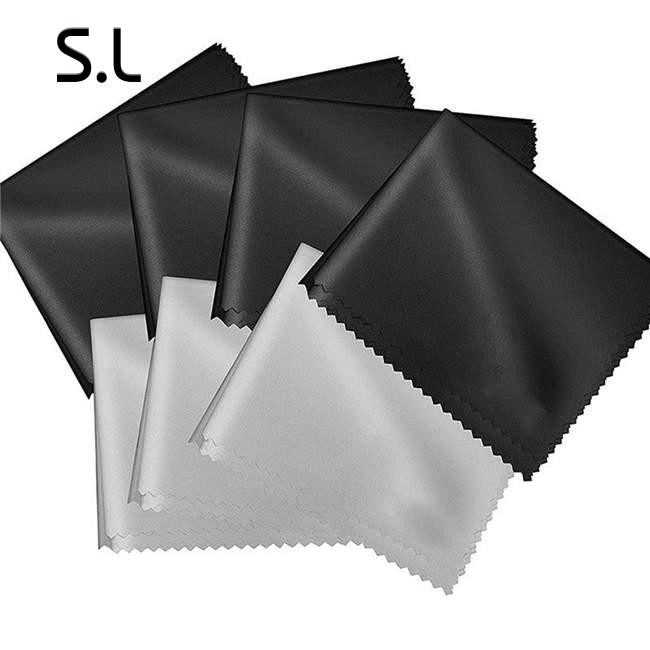 SL 10Pcs Saw Tooth Edge Microfiber Cleaning Cloths