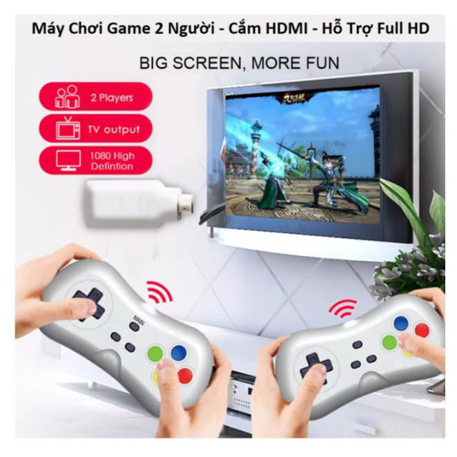 620 Game Tuổi Thơ Máy Chơi Game USB TV Tay Cầm Không Dây Cổ Điển Mini, Tích Hợp Trò Chơi 8 Bit Cổ Điển 620 Đầu Ra AV