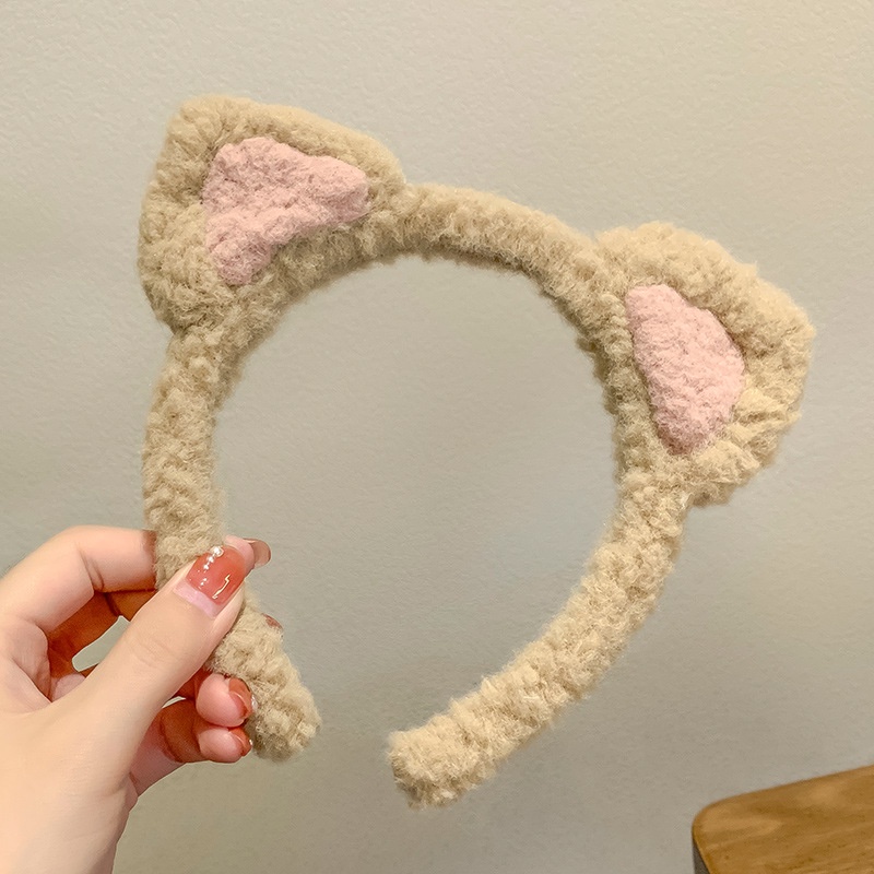 Băng Đô Tai Mèo Bằng Lông Nhung Dễ Thương Xinh Xắn Dành Cho Nữ