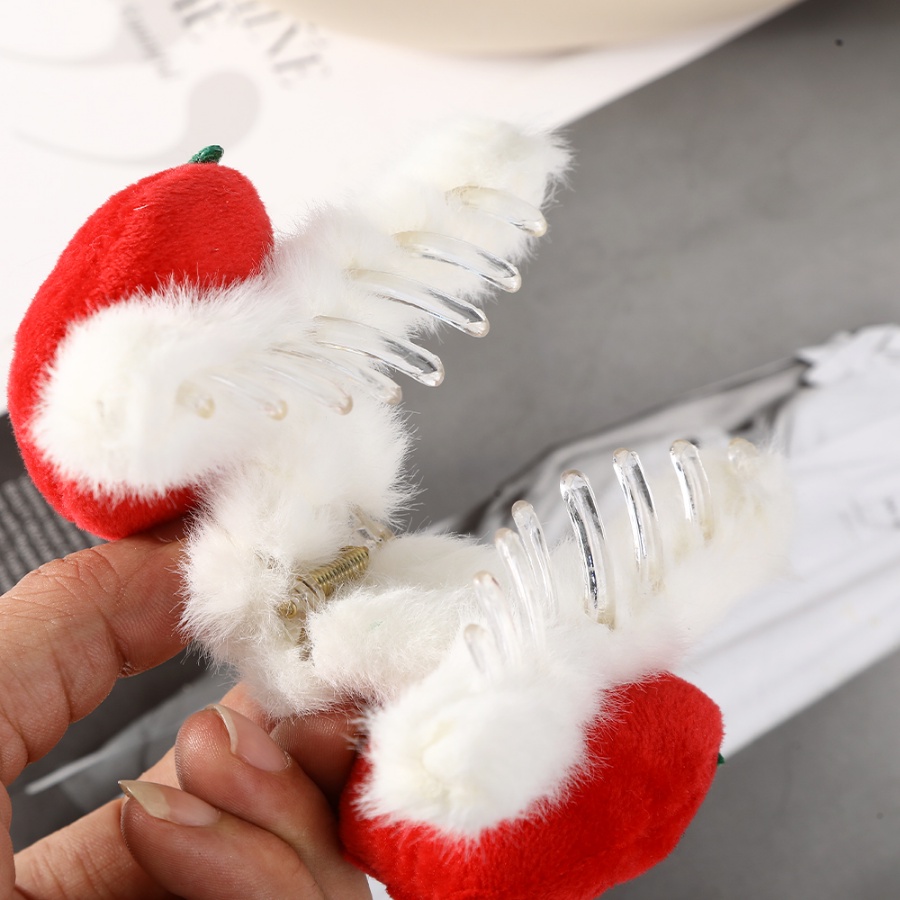 Kẹp Tóc Móng Vuốt Họa Tiết Hoạt Hình Phong Cách Giáng Sinh Hàn Quốc Dễ Thương Dành Cho Bạn Nữ