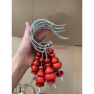 Móc Lồng Chim Kèm Nậm Gỗ Đỏ