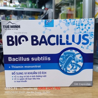 Bio bacillus bổ sung vi khuẩn có ích hộp 100 viên