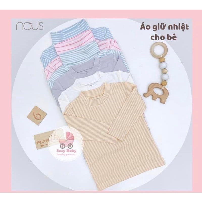 [Nous/ Chính Hãng]Áo cổ lọ Nous pettit siêu mềm mát thấm hút mồ hôi