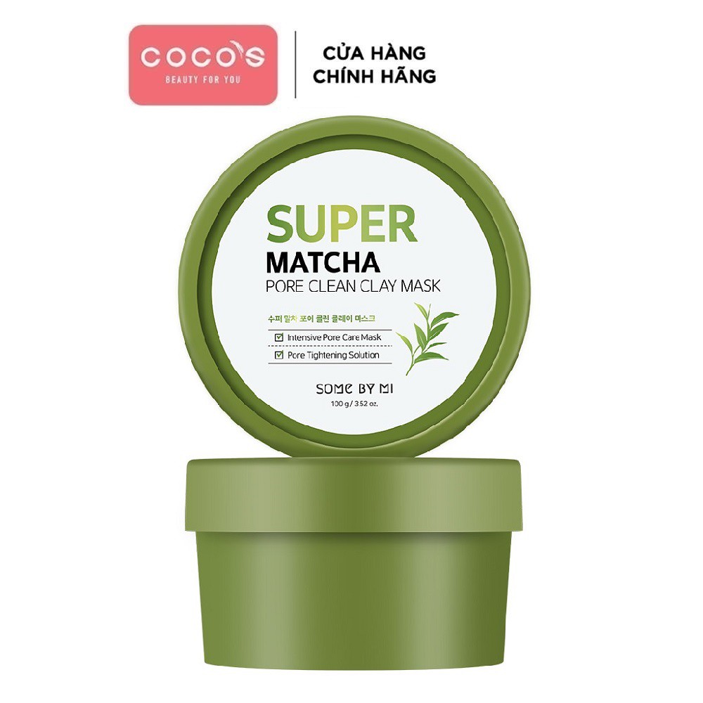 Mặt nạ đất sét làm sạch lỗ chân lông SOMEBYMI Super Matcha Pore Clean Clay Mask 100g