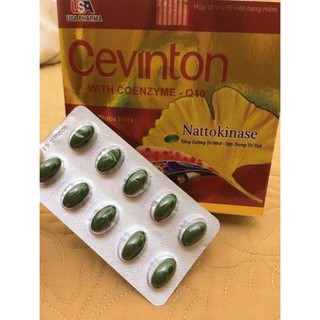 Tăng cường lưu thông máu và bổ não Cevinton forte 100 viên
