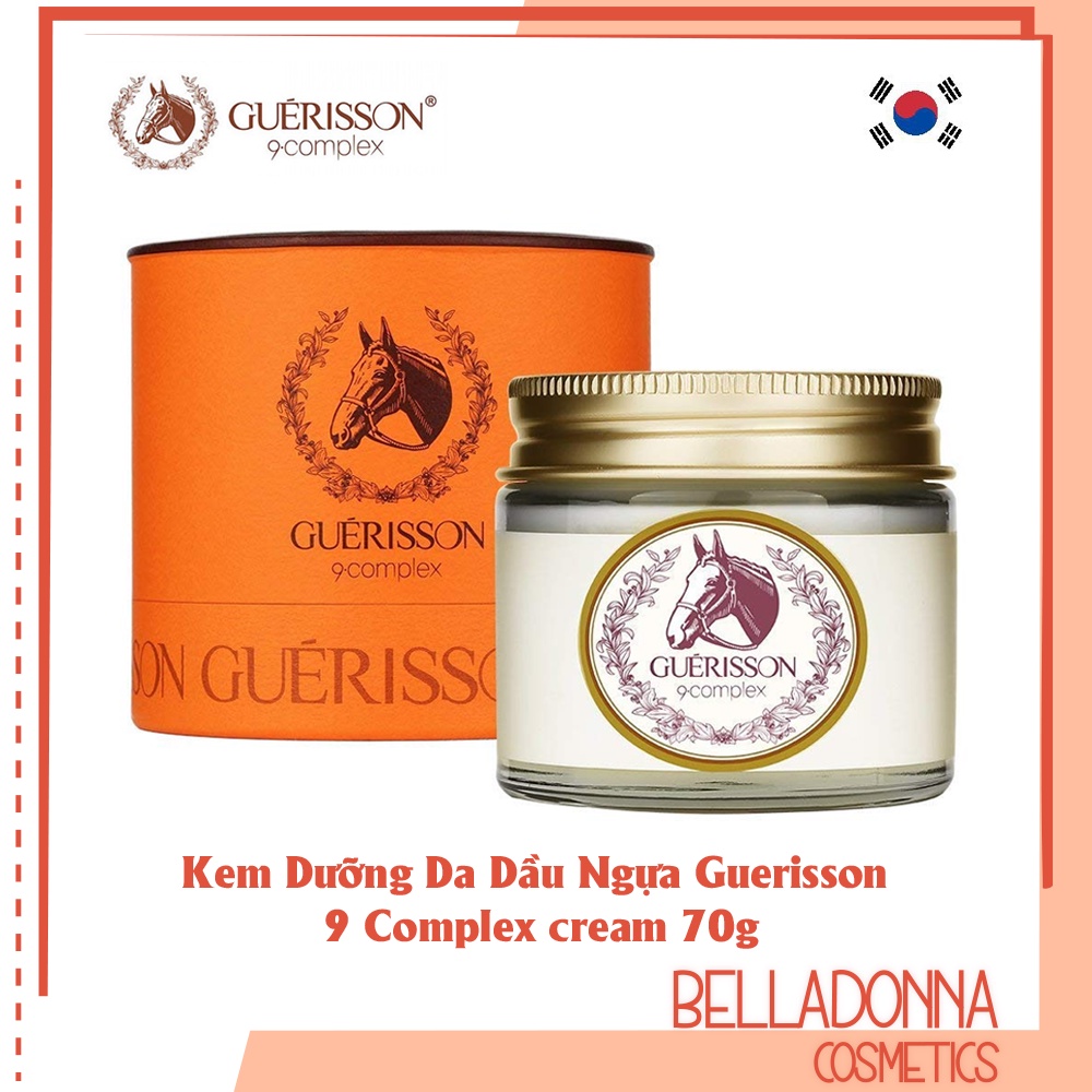 Kem Dưỡng Ẩm, Làm Trắng Da, Chống Lão Hóa Từ Dầu Ngựa Guerisson 9Complex Cream 70g