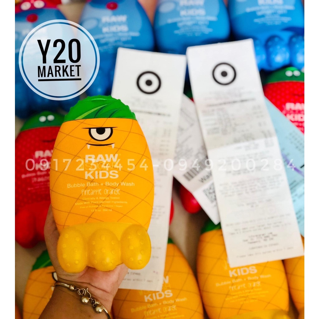 SỮA TẮM RAW SUGAR KIDS MỸ