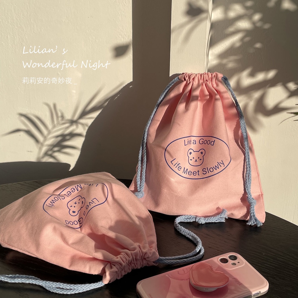 Mocha Túi Đựng Mỹ Phẩm Sức Chứa Lớn Phong Cách Hàn Quốc