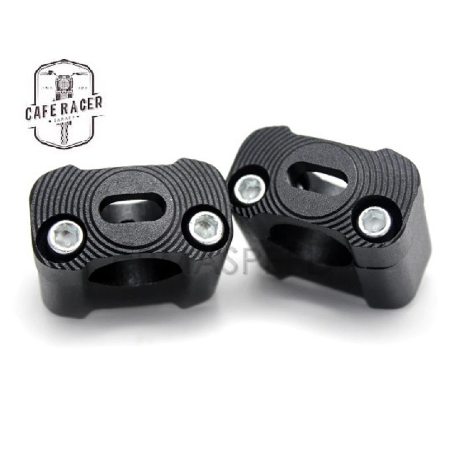 Cùm nâng ghi đông độ xe máy Cafe racer, Tracker, Classic, Vitage. Sử dụng cho ghi đông 28mm