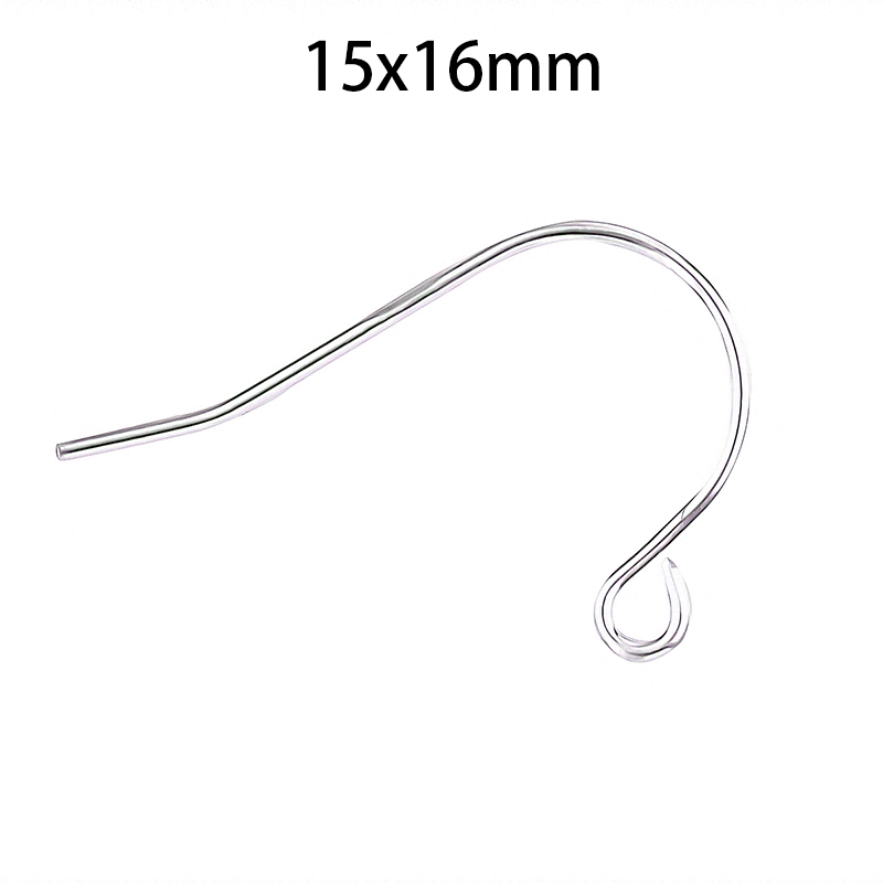 Móc khuyên tai bằng bạc 925 làm trang sức DIY