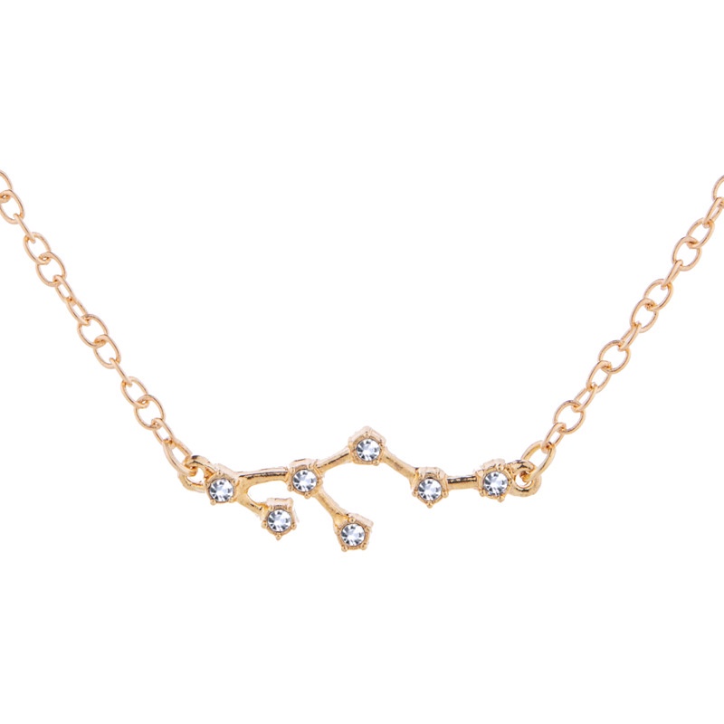 Vòng Tay Chuỗi Hạt Kim Cương Hình 12 Cung Hoàng Đạo Chất Lượng Cao libra cancer Aquaman