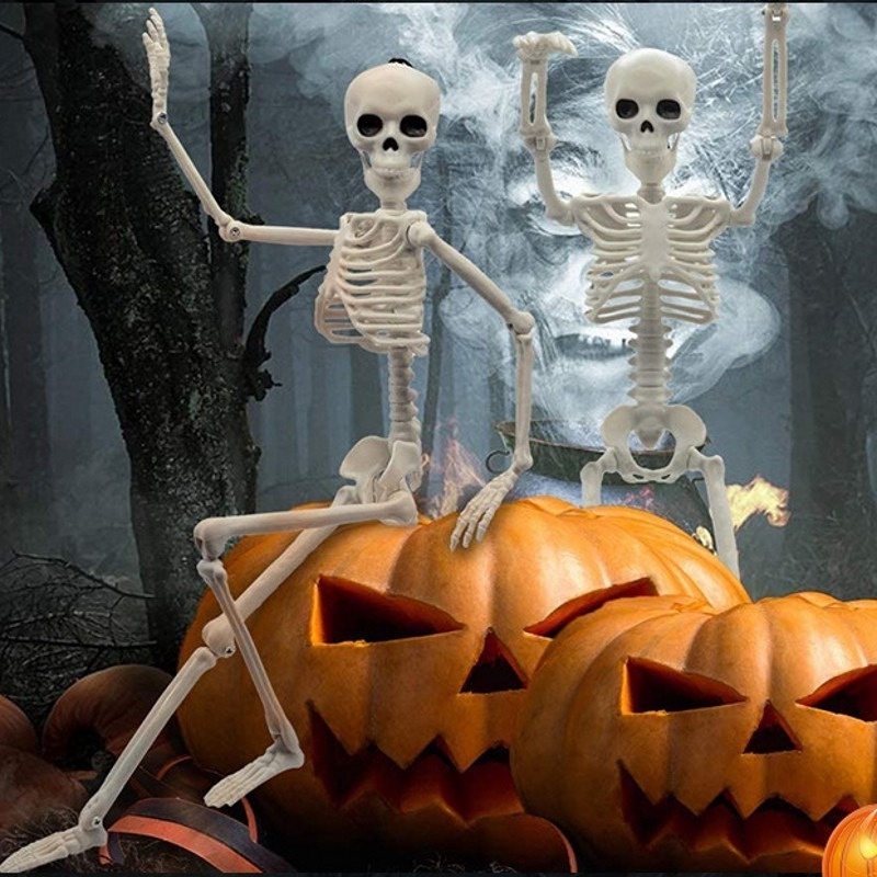 Bộ Xương Người Bằng Nhựa 60CM Dùng Trang Trí Halloween