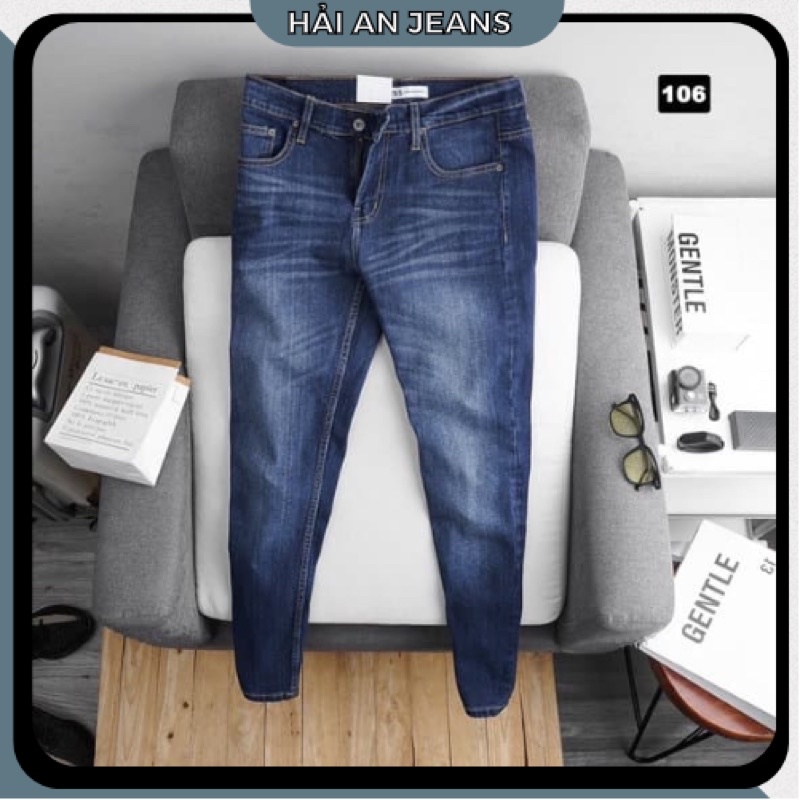 Quần Jean Nam VNXK cao cấp - ống ôm - 03 màu- Quần bò co giãn