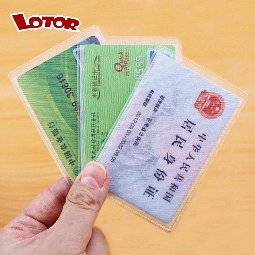 Vỏ Bọc Nhựa Dẻo Bảo Vệ CCCD, Thẻ ATM, Túi Đựng Thẻ Sinh Viên, Học Sinh, Nhân Viên, CMND, Bằng Lái Xe – LOTOR L043