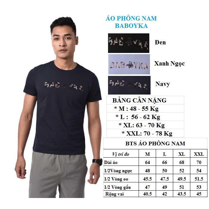 ÁO PHÔNG BABOYKA, ÁO COTTON BABOYKA [ACT320][NEW] | BigBuy360 - bigbuy360.vn