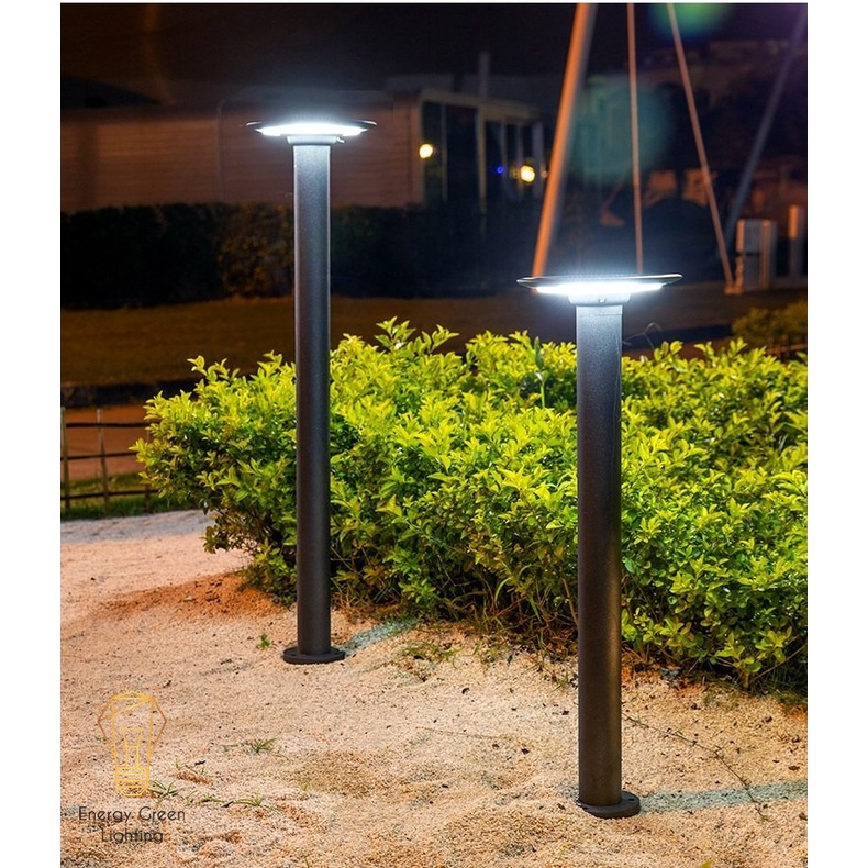 Đèn Cột Sân Vườn Đĩa Bay Energy Green Lighting DSV-1170 Chống Nước - Chiều Cao 80cm - Cắm Điện Và Dùng Năng Lượng Mặt Tr