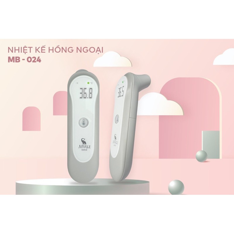 Nhiệt Kế Hồng Ngoại Thông Minh Moaz Bebe MB024