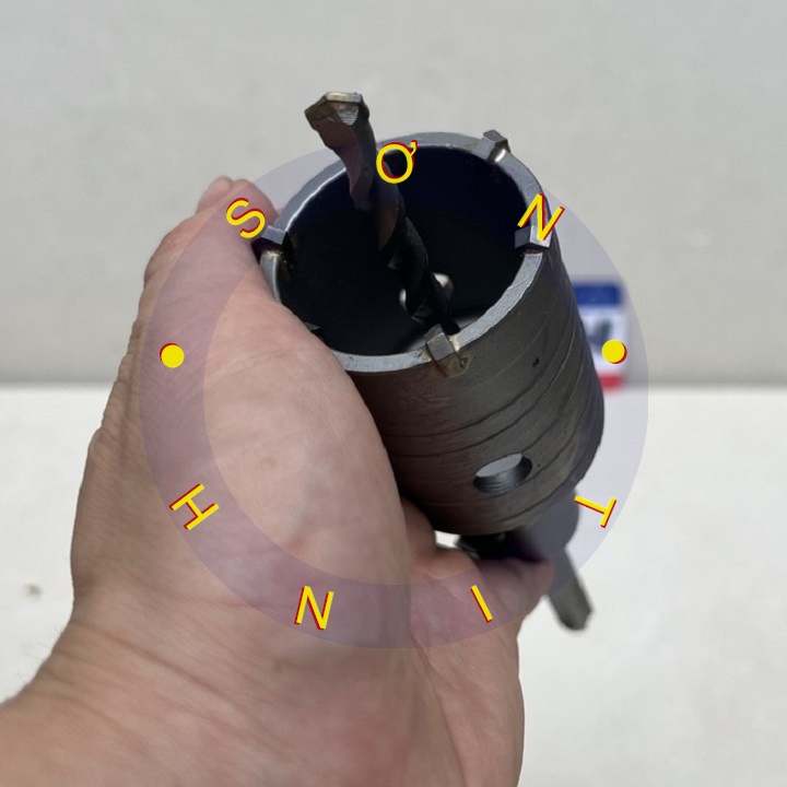 Mũi khoan lỗ khoét lỗ tường bê tông 50mm TOLSEN 75890