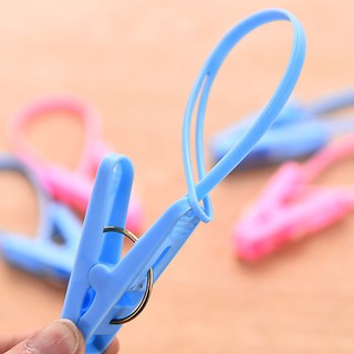 Bộ 6 Kẹp Treo Quần Áo Có Dây Rằng