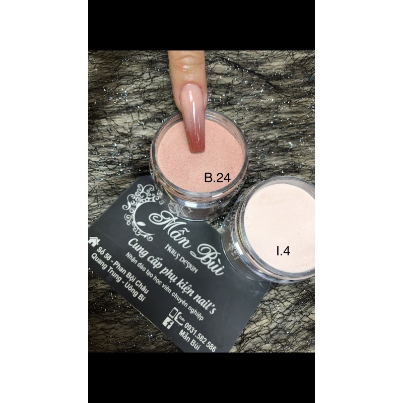 bột mỹ đắp móng mã b24, bột ombre i4 hũ 30 gam