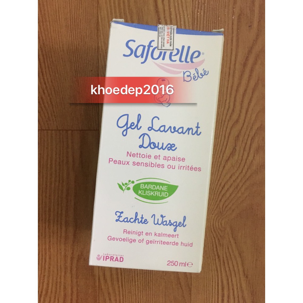 Sữa tắm gội cho bé Saforelle