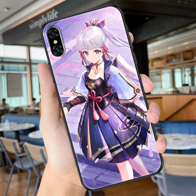 Ốp điện thoại Genshin Impact: Ayaka cho Samsung, Iphone, Xiaomi, Vsmart, Iphone, Oppo, Huawei, Vivo...