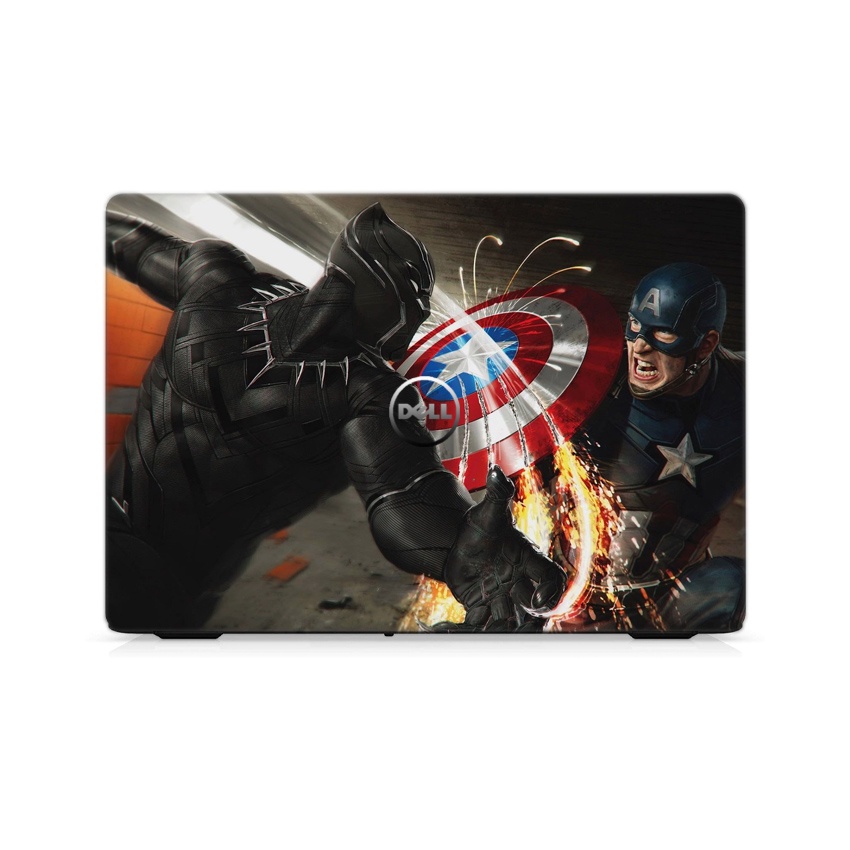 Skin Laptop In Hình Captain America Dành Cho Các Dòng Máy Dell Hp Asus Msi Acer Lenovo Macbook Theo Yêu Cầu