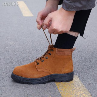 ☍✓Giày Bảo Hộ Lao Động Mũi Thép Bảo Vệ An Toàn Bốn Mùa Cho Nam