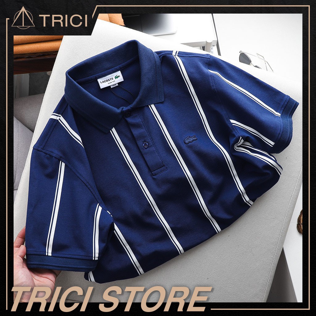 Áo polo nam Lacoste cotton 100% 4 chiều hàng vnxk xuất dư Verson 2021 | BigBuy360 - bigbuy360.vn