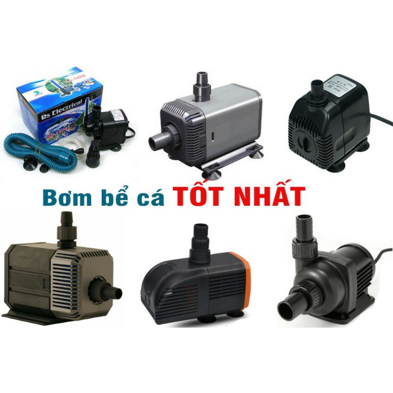 Bơm chìm mini 8W 18W 25W - 220V quạt điều hoà hơi nước - bể cá thủy cảnh, hòn non bộ, thác nước, máy lạnh quạt cây