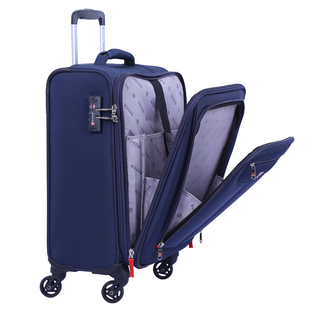 Vali Kéo Vải Du Lịch SAKOS WINNER 4.5 - Size XS (20inch)/ Xách Tay (Cabin) - Khóa TSA - Chống Thấm, Trượt Nước