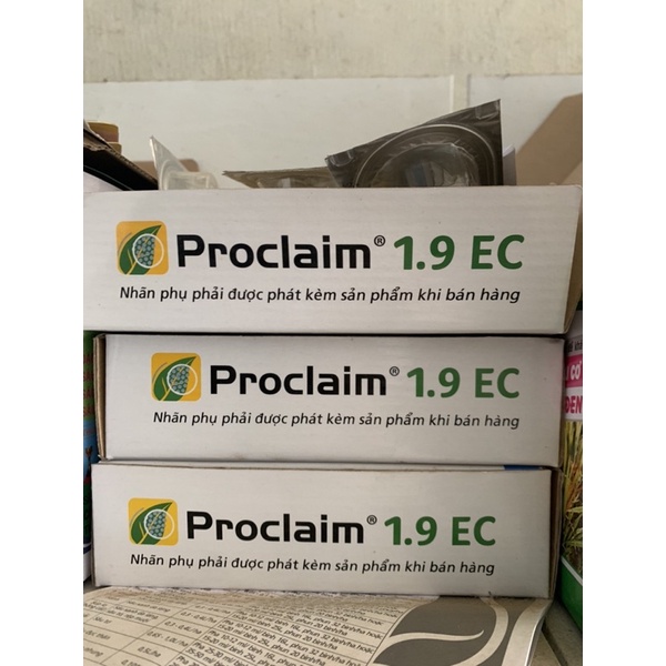 Proclaim 1,9EC- 1 vỉ 4 cốc. -chuyên dùng cho dùng cho cây lan, cây hoa, ngô…