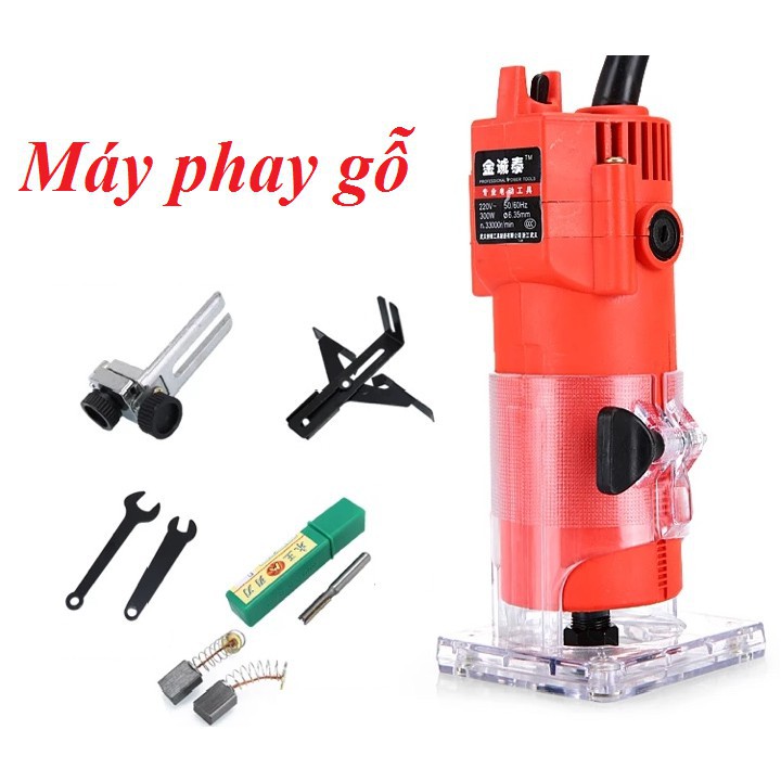 Máy Soi Alu 800W_Máy Soi Gỗ tặng kèm phụ kiện và mũi phay