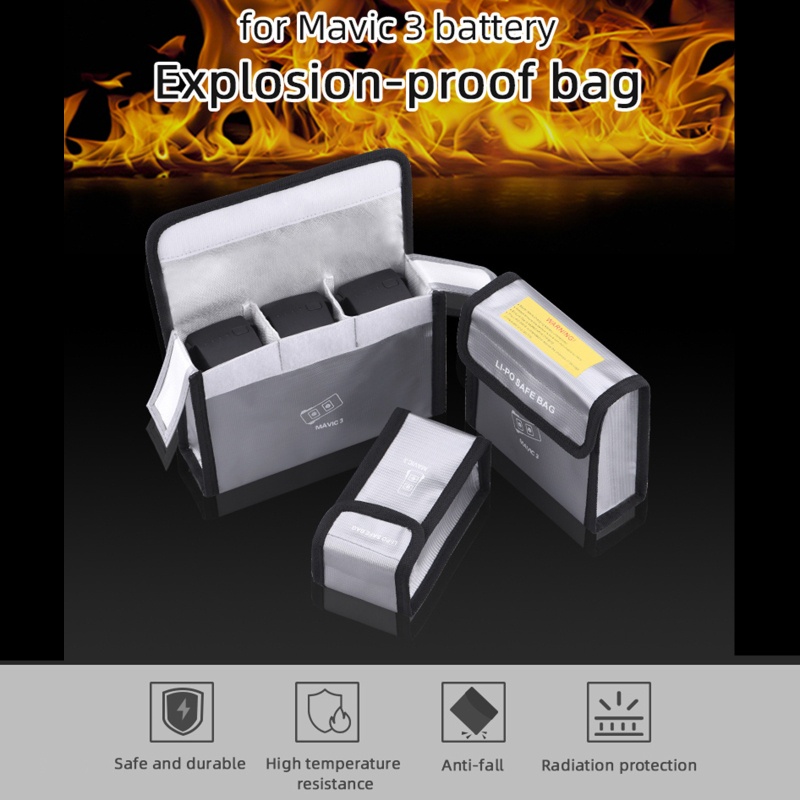 Túi Đựng Bảo Vệ Pin Chống Nổ Cho Mavic 3