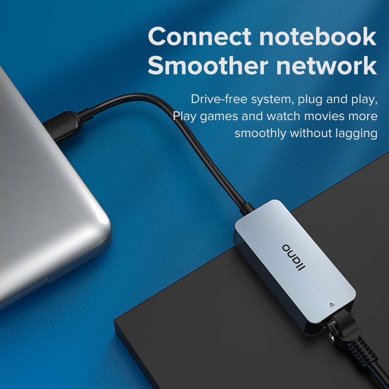 Phụ kiện kết nối mạng llano 2500Mbps USB Ethernet 2.5 Gigabit USB3.0 TYPE-C sang Lan RJ45 | BigBuy360 - bigbuy360.vn