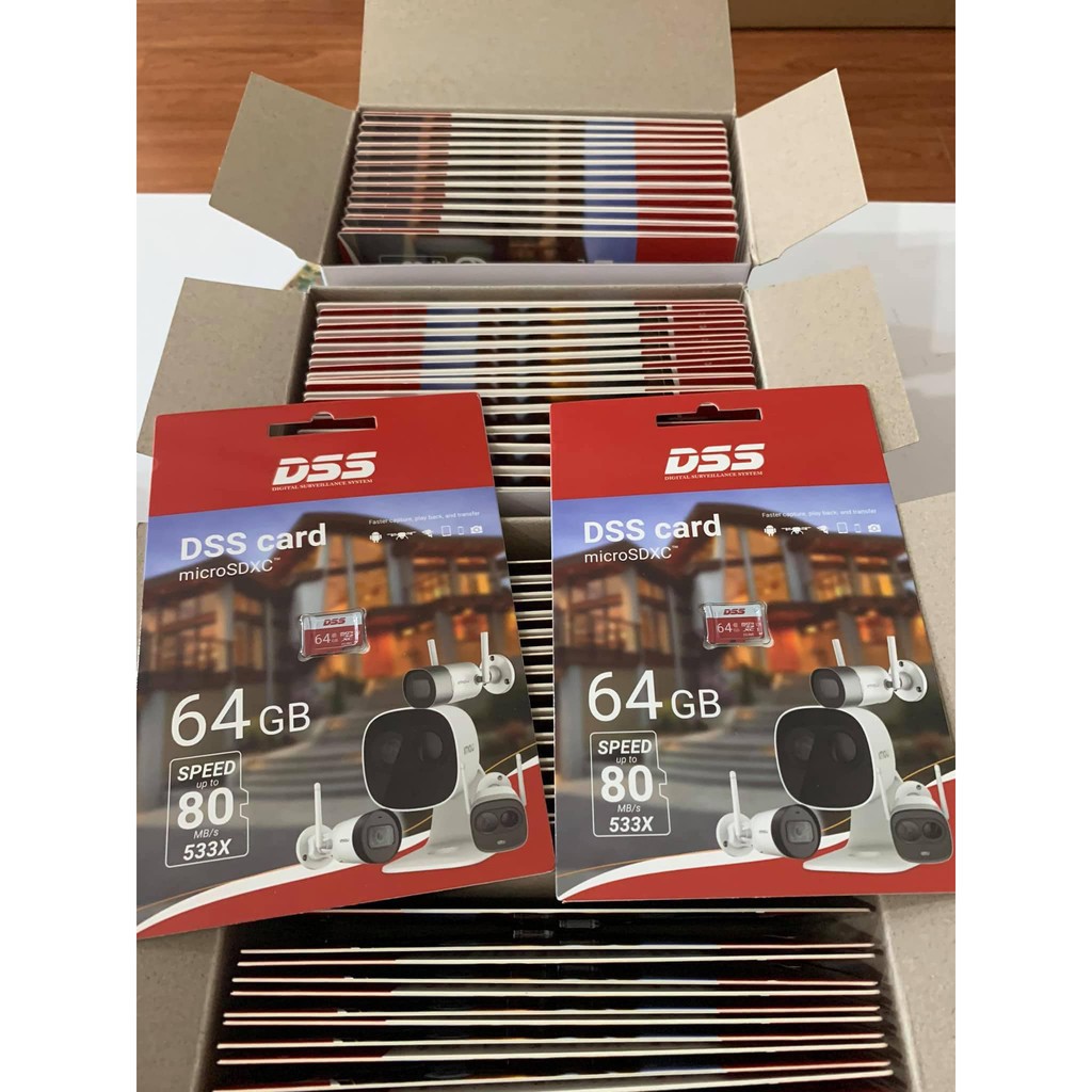 Thẻ nhớ 64gb Chính Hãng Thẻ nhớ  DSS chuyên dùng cho Camera, Máy ảnh, Điện thoai, Máy tính bảng - Bảo Hành 24 Tháng