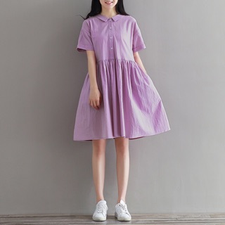 ĐẦM BABYDOLL TÍM NHẠT