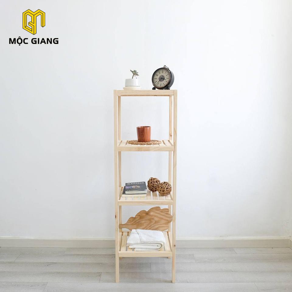 Kệ Vuông 4 Tầng Chất Liệu Gỗ Thông Mỹ - Hàng Xuất Khẩu Hàn Quốc | BigBuy360 - bigbuy360.vn