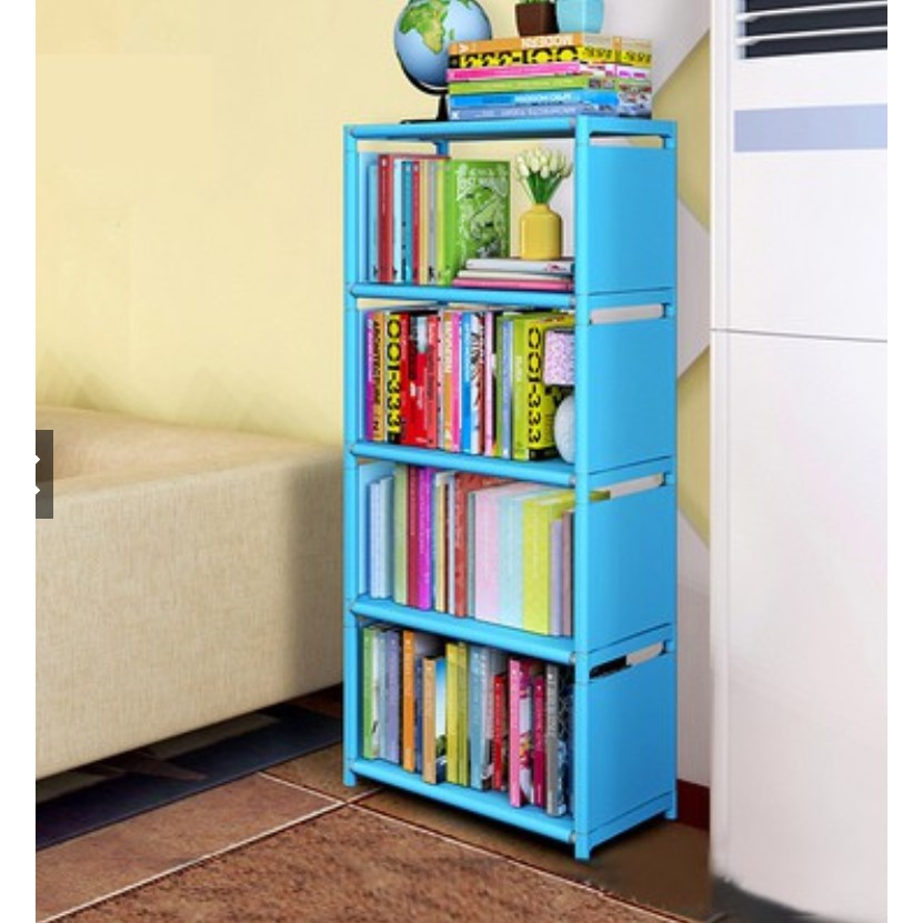 Kệ sách đa năng 4 tầng lắp ghép | BigBuy360 - bigbuy360.vn