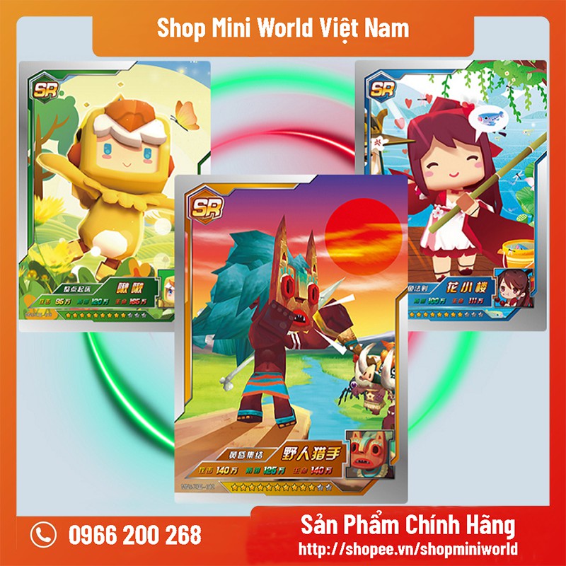 Bộ Sưu Tập Thẻ Bài Mini World SS8 [Trọn Bộ Gồm 20 Gói, 120 Thẻ Bài]