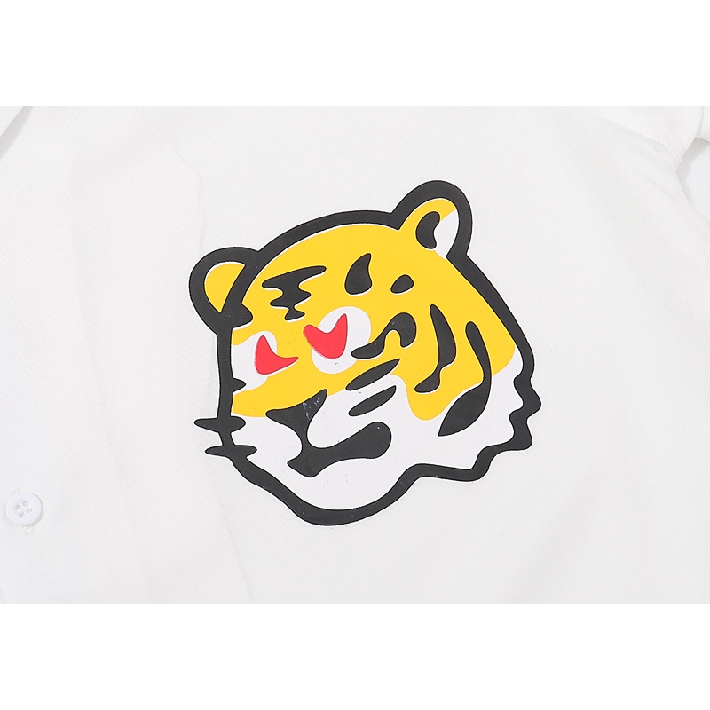 Áo Sơ Mi Tay Ngắn In Họa Tiết LV Trước Và Sau Phong Cách Cổ Điển Dành Cho Nam 22 Tuổi