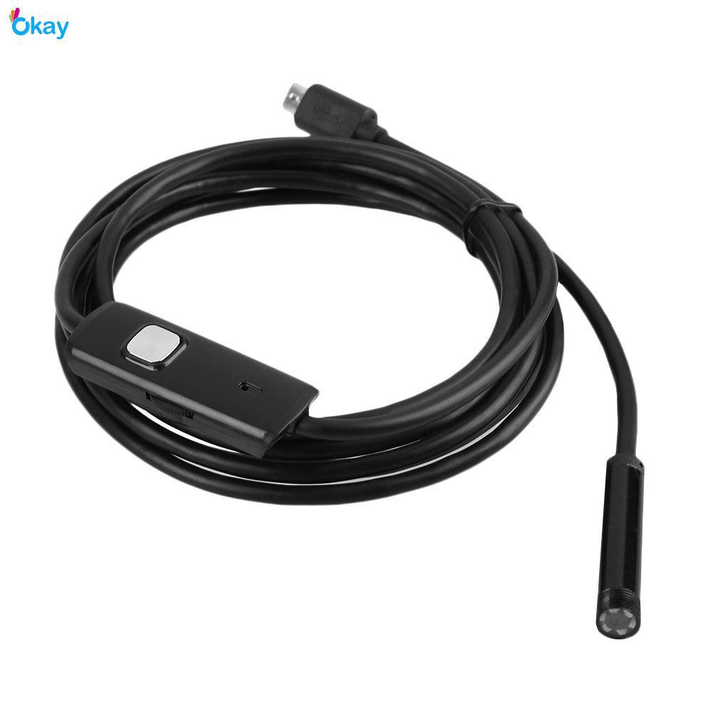 Dây Camera USB 5M 7mm 6leds cho Android OTG Nội Soi