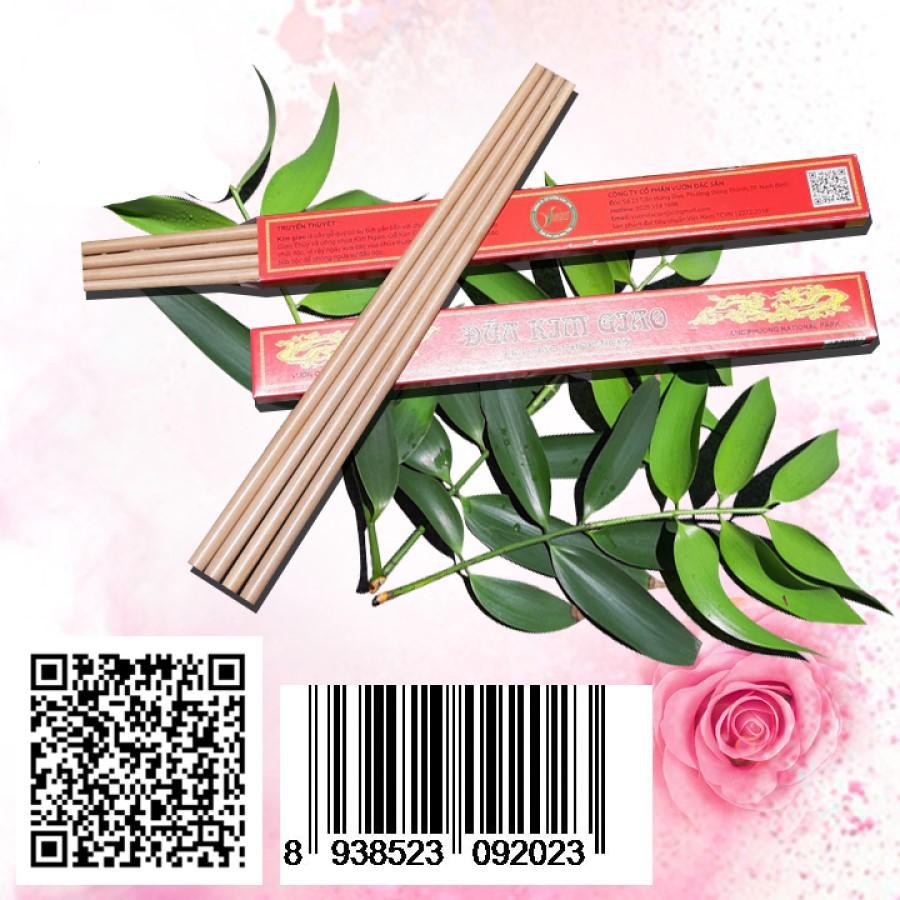 Combo 10 đôi Đũa gỗ Kim Giao (Dài 27cm) 100% tự nhiên - Không Sơn - Không Mối Mọt - Có khả Năng Phát Hiên Độc Tố #6