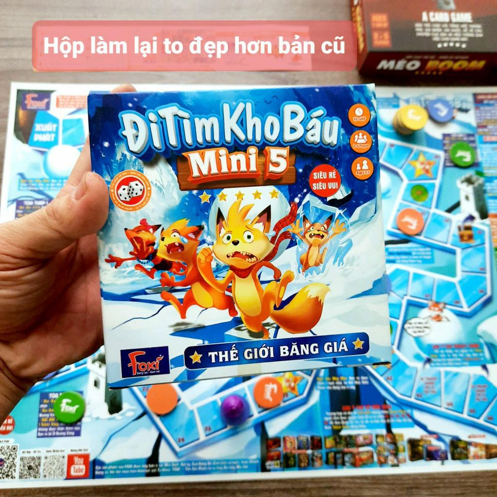Board game-Đi tìm kho báu mini 5 Foxi-trò chơi chiến thuật-hài hước-siêu lầy-bổ ích và lý thú Shop Đồ Chơi MeduShop