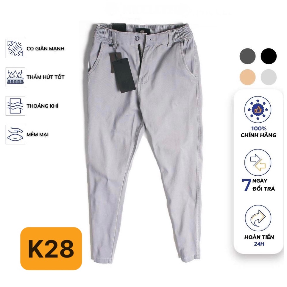 Quần Dài Kaki Nam - Quần kaki Suông Lưng Thun Nam - K28