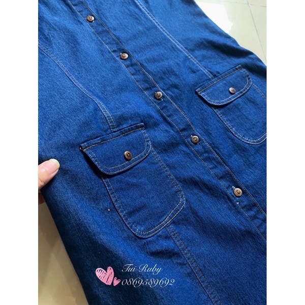 Váy Jean sát nách mùa hè mã M7