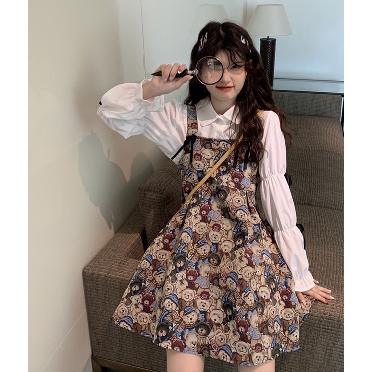 Áo Sơ Mi Dài Tay Đính Nơ Ngọt Ngào Thời Trang Mùa Thu Dành Cho Nữ