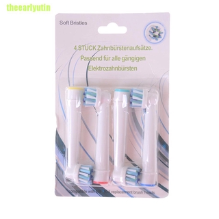 Set 4 Đầu Thay Thế Cho Bàn Chải Đánh Răng Braun Oral B Cross Action Eb-50